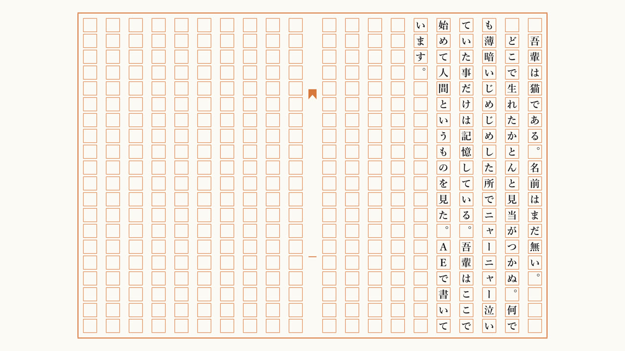 Sheet with text
